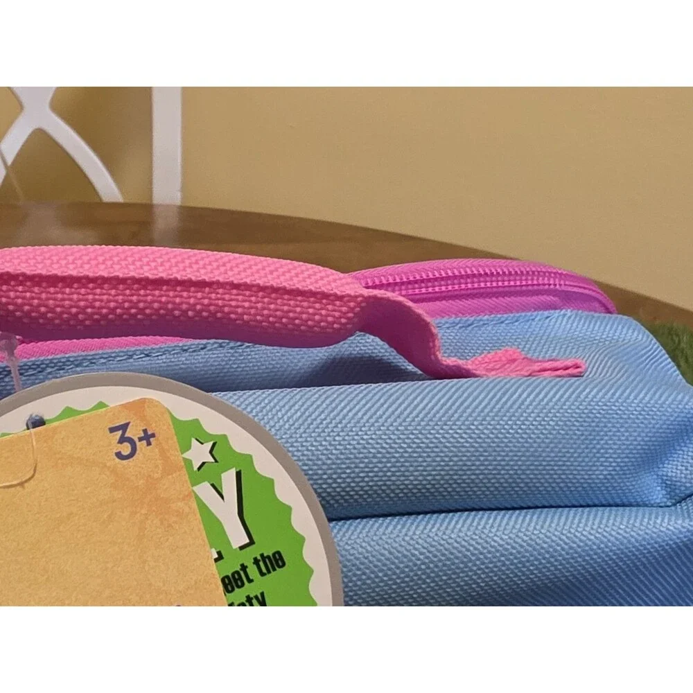Disney STITCH Insulated Lunch Box Tote Blue & Pink BPA-Free Bag NWT 9.5